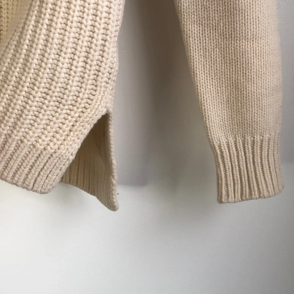 J Crew Wool Cream Sweater